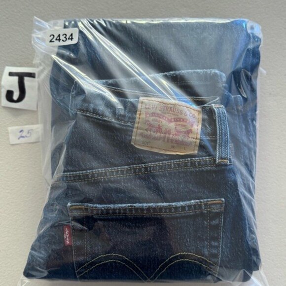 LEVIS 501 PREMIUM STRETCH SKINNY JEANS Size 25 - Picture 8 of 9